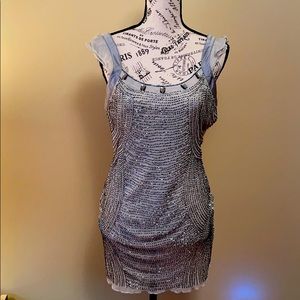 KAY CELINE SILK BEADED TANK TOP